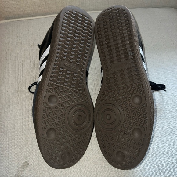 adidas | classic samba black leather sneakers MENS 13 - Picture 9 of 11